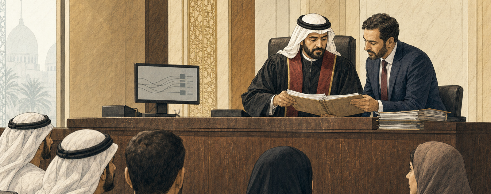 Editorial illustration for The Emirates Intelligencer
