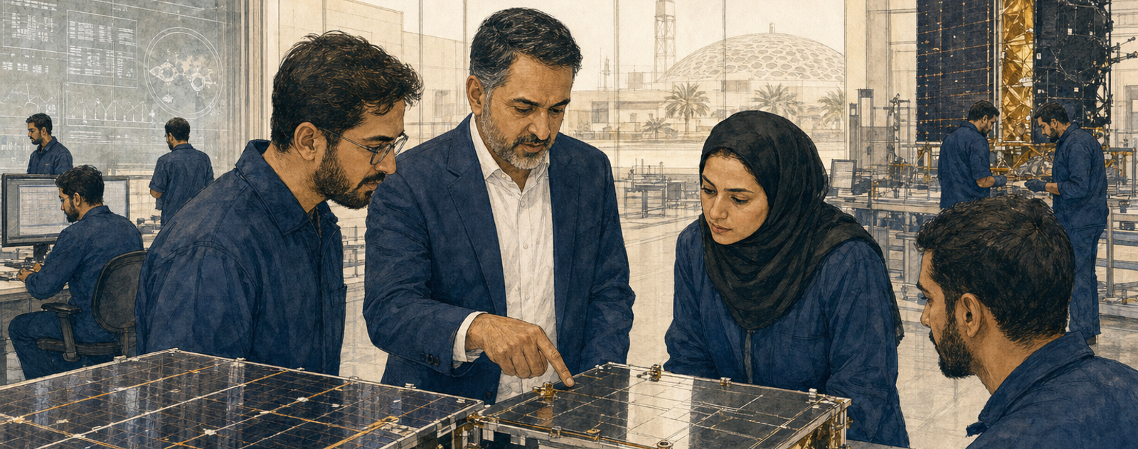 Editorial illustration for The Emirates Intelligencer