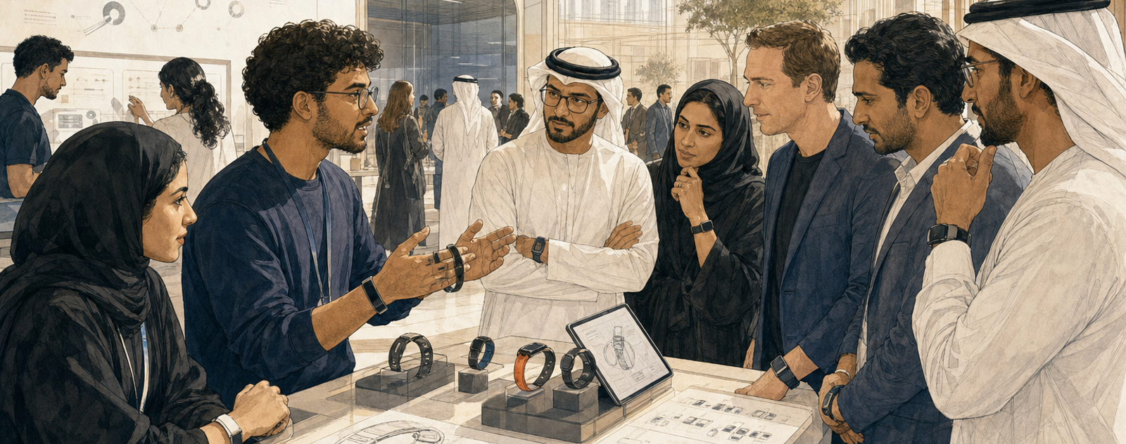 Editorial illustration for The Emirates Intelligencer